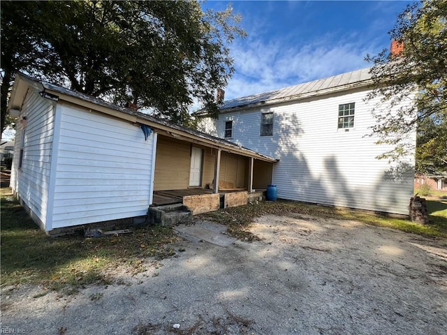 view of rear view of house