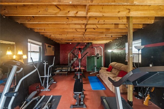 view of workout room