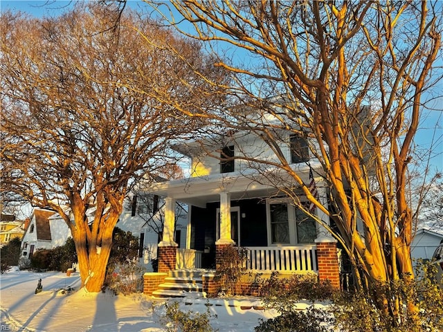 view of front of home