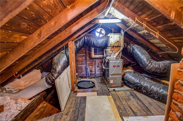 view of attic