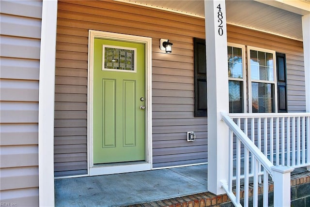 view of property entrance