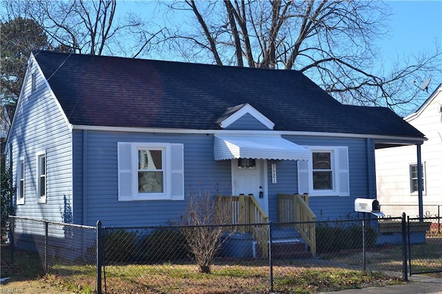 view of front of home