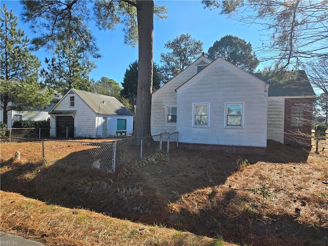 view of home's exterior