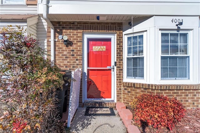 view of entrance to property