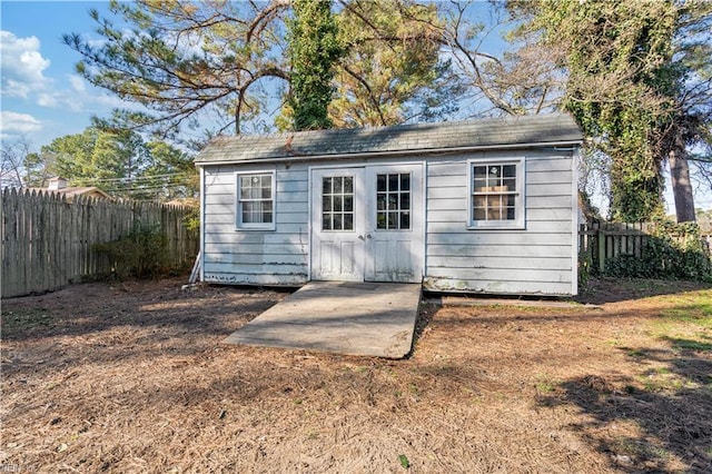 view of outbuilding