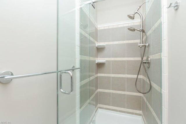 bathroom with walk in shower