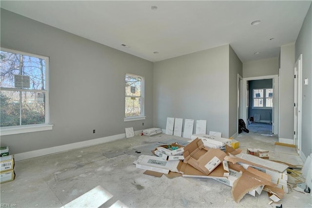 empty room with plenty of natural light