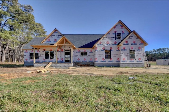 view of property under construction