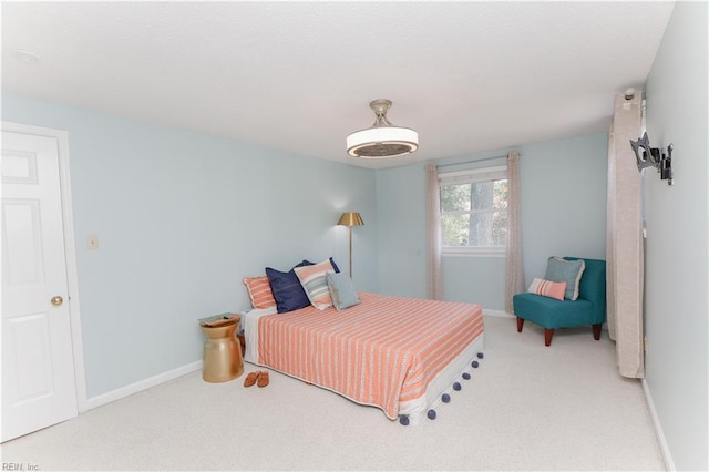 bedroom featuring carpet flooring