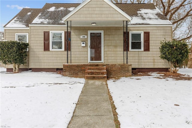 view of bungalow-style house