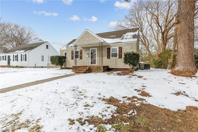 view of bungalow-style home