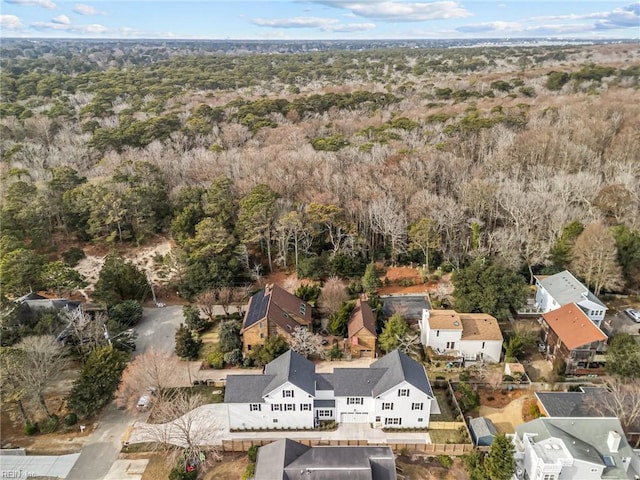 drone / aerial view featuring a residential view