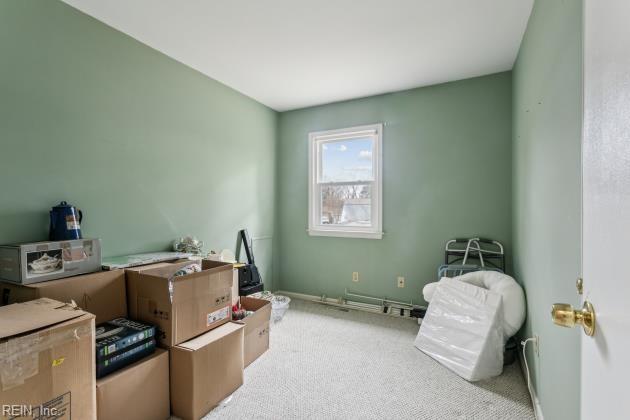 interior space with light colored carpet