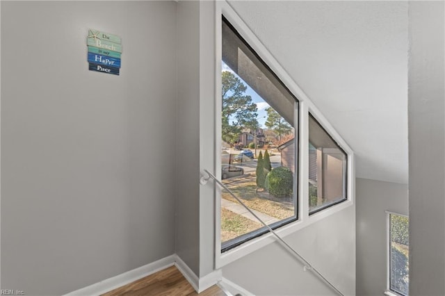 room details with hardwood / wood-style floors