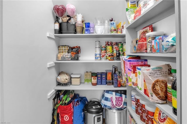 view of pantry