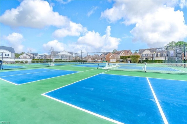 view of tennis court