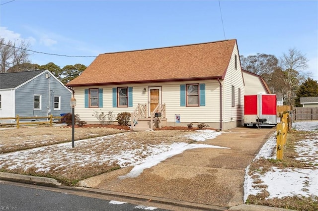 view of bungalow-style house