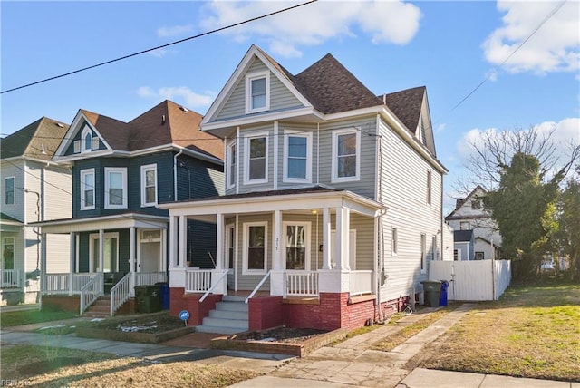 view of front of house with a porch