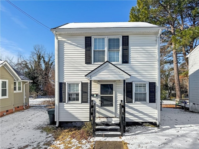 view of front of house