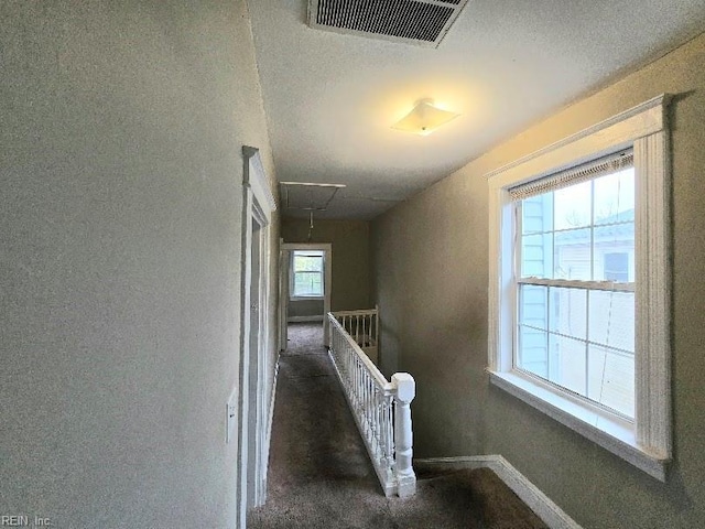 stairway with plenty of natural light