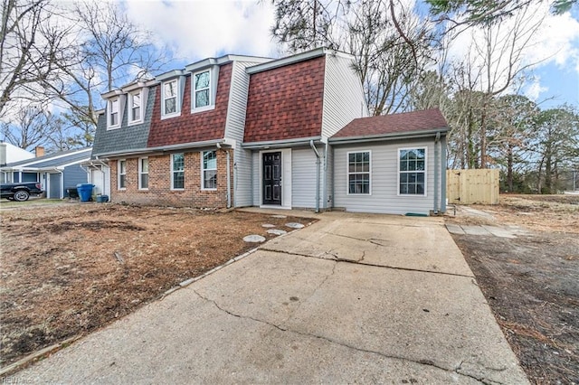 view of front of home