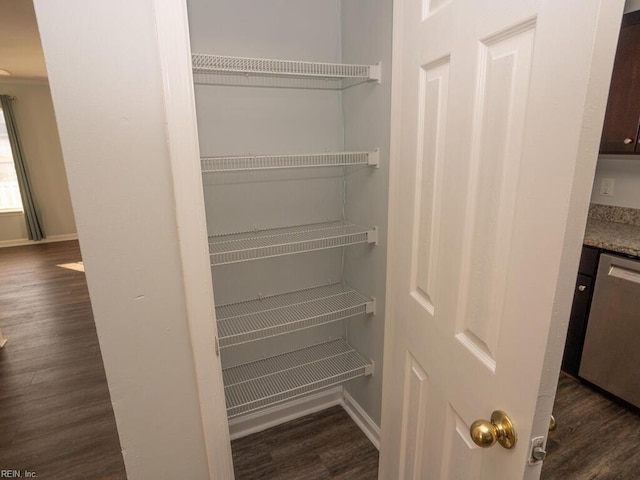 view of pantry