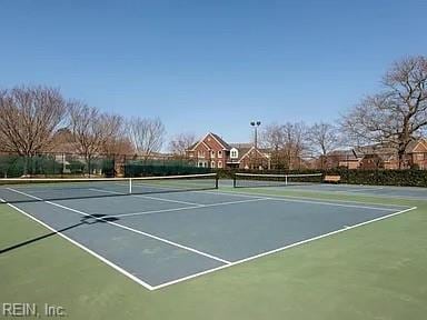 view of tennis court