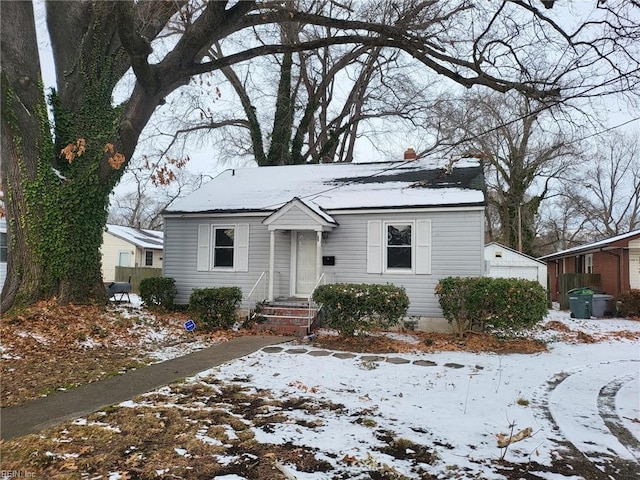 view of front of house