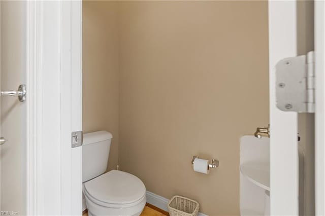 bathroom with toilet