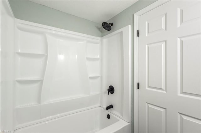 bathroom featuring bathing tub / shower combination