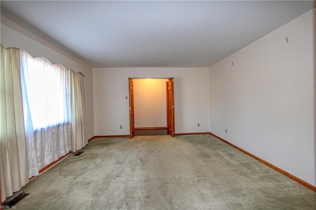 empty room with light carpet