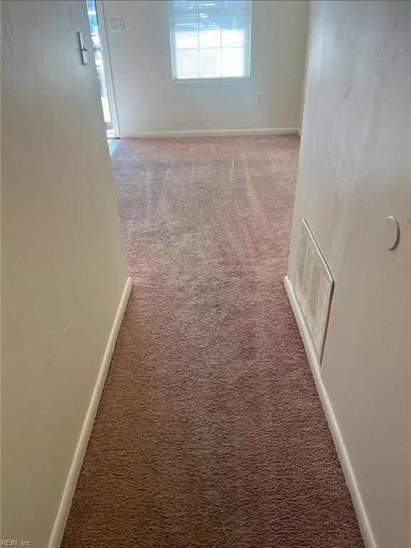 interior space featuring carpet flooring