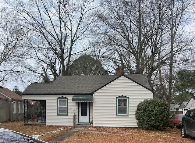 bungalow-style home featuring a porch