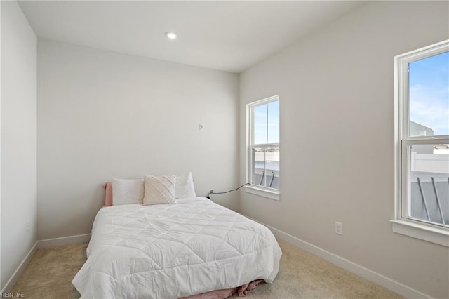 bedroom featuring carpet flooring