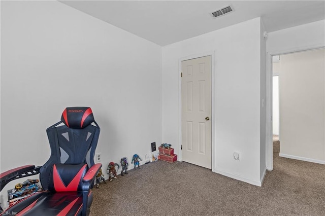 misc room with carpet