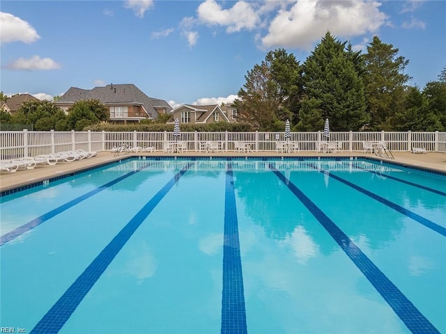 view of pool