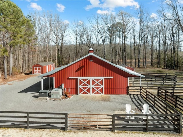 view of outbuilding