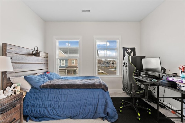 bedroom featuring carpet floors