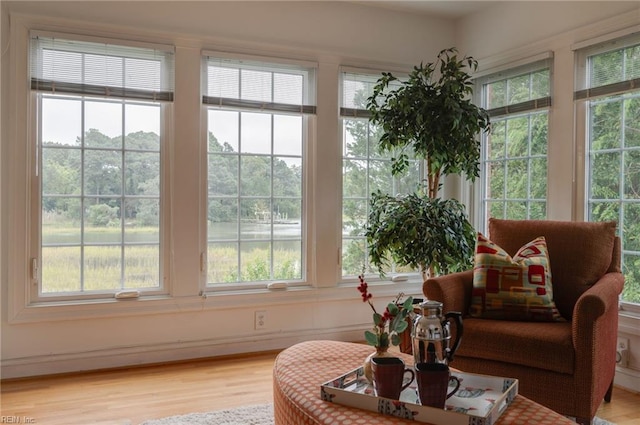 sunroom with a wealth of natural light