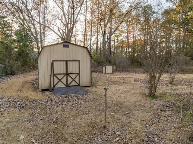 view of outdoor structure