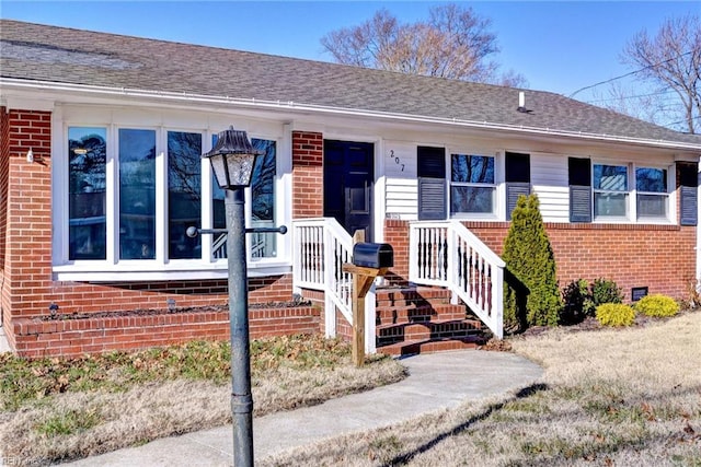 view of ranch-style house