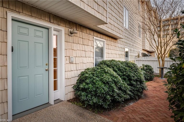 view of property entrance