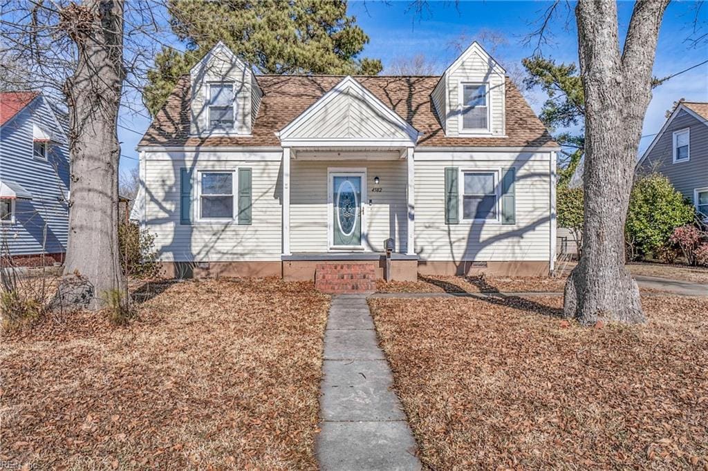 view of cape cod house