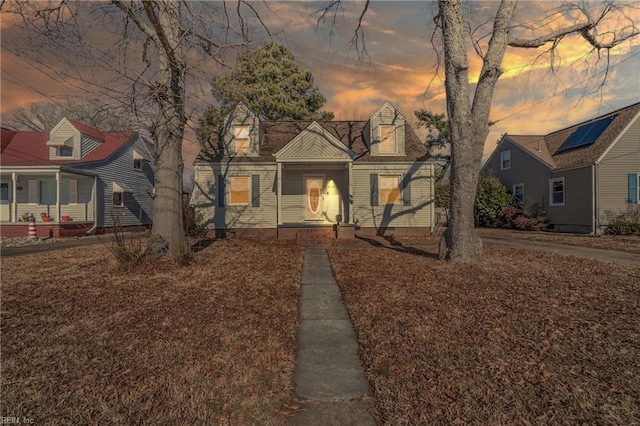 view of cape cod house