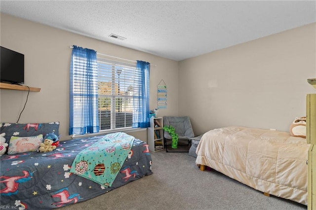 bedroom with carpet