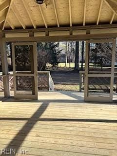 exterior space featuring a gazebo