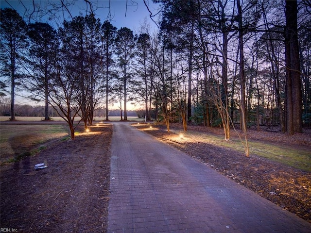 view of road