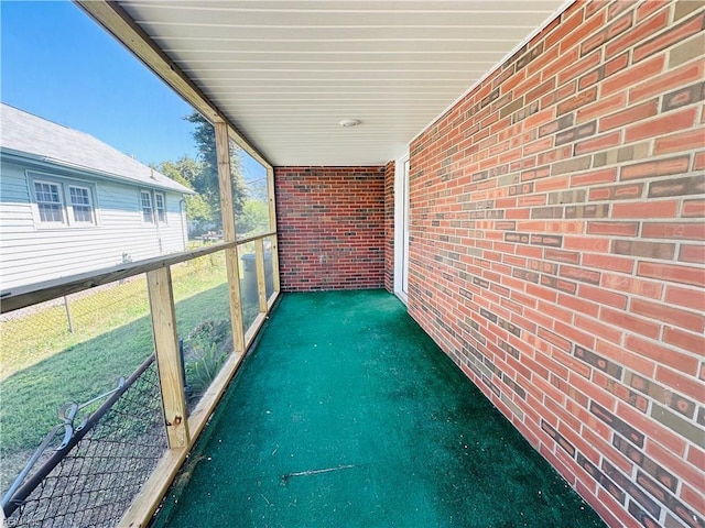 view of patio / terrace featuring a balcony