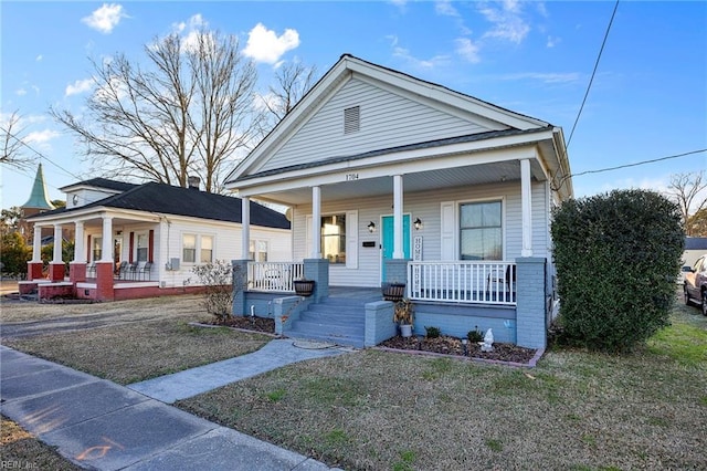 view of front facade with a porch