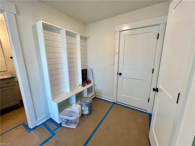 view of mudroom